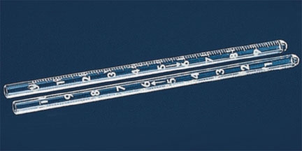 Picture of Fisherbrand™ Wintrobe Tube Erythrocyte Sedimentation Rate (ESR) Plain 3 X 115 mm 1 mL Without Color Coding Without Closure Glass Tube22150730