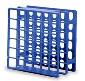 Picture of Blood Tube Rack 36 Place 16 mm Tube Size Blue 2-1/2 X 5 X 5 Inch5016