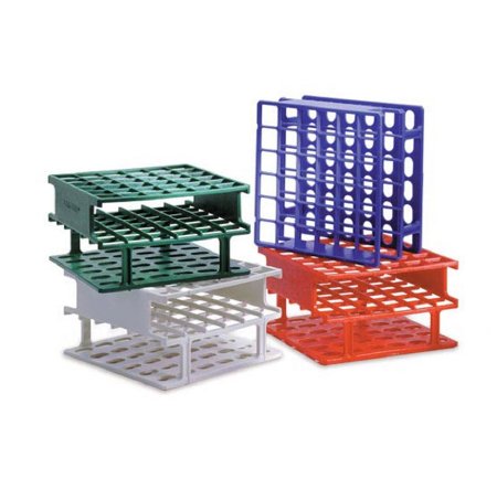 Picture of Blood Tube Rack 36 Place 16 mm Tube Size Blue 2-1/2 X 5 X 5 Inch5016-BL