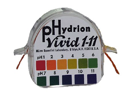 Picture of pH Paper in Dispenser Hydrion™ Vivid™ 1.0 to 11.01485012J