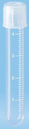 Picture of Transport Tube Round Bottom Plain 12 X 75 mm 5 mL Without Color Coding Ventilation Cap Polystyrene Tube62.476.028