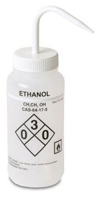 Picture of Safety Wash Bottle Ethanol Label LDPE 500 mL (16 oz.)18398