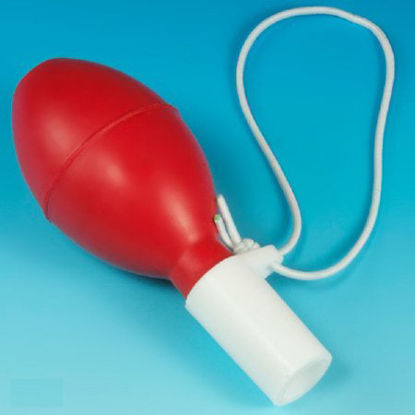 Picture of Safety Pipette Filler Bulb Universal, Red/White For Standard Size Pipettes1672