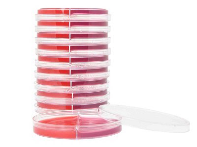 Picture of Prepared Media Columbia Naladixic Acid (CNA) / MacConkey Agar Bi-Plate FormatJ62