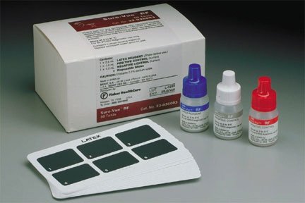 Picture of Rapid Test Kit Sure-Vue® RF Latex Agglutination Test Rheumatoid Factor (RF) Serum Sample 50 Tests23038003