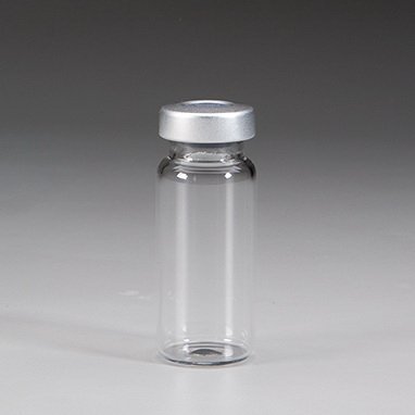 Picture of Empty Vial Borosilicate Glass 10 mL Stopper Cap18493