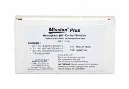 Picture of Control Set Mission® Plus Hemoglobin 3 Levels 2 X 3 X 1 mLAC-C122-3041