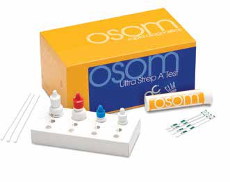 Picture of Rapid Test Kit OSOM® Ultra Infectious Disease Immunoassay Strep A Test Throat Swab Sample 50 Tests71001-050