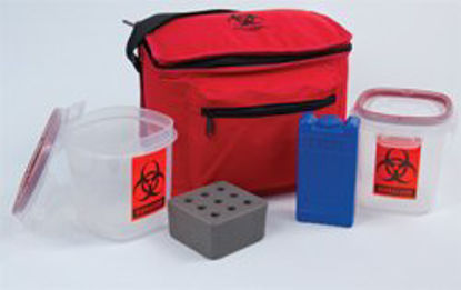 Picture of Insulated Biohazard Specimen Transport System Deluxe 5-1/2 X 7 X 9 Inch531796
