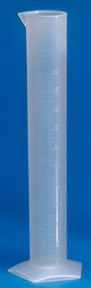 Picture of Graduated Cylinder Class B / Hexagonal Base Polypropylene 500 mL (16 oz.)601081-1