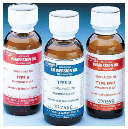 Picture of Immersion Oil Cargille 1 oz., ISO 8036/1 Certifications, 150 cSt Viscosity, 0.923 g/cm3 Density, 1.5150 ±0.0002 Refractive Index, Type A12368A