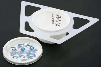 Picture of Commode Specimen Collector Fisherbrand™ Plastic 650 mL (22 oz.) Snap-On Lid Instructions For Use NonSterile02544208