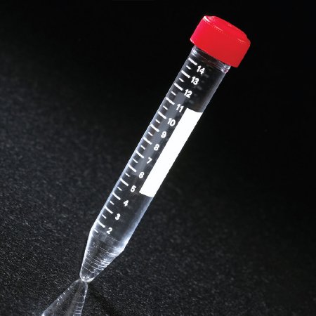 Picture of Centrifuge Tube Conical Bottom Plain 18 X 120 mm 15 mL Red Screw Cap Polystyrene Tube6268