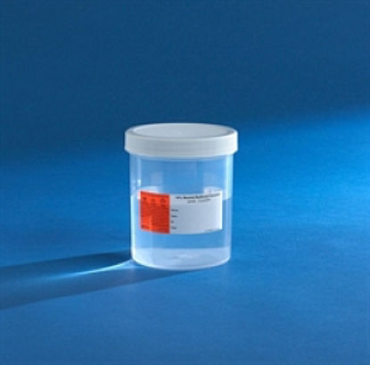 Picture of Prefilled Formalin Container Polypropylene 13 mL Fill in 20 mL (0.67 oz.) Screw Cap Warning Label / Patient Information NonSterileLC-0020