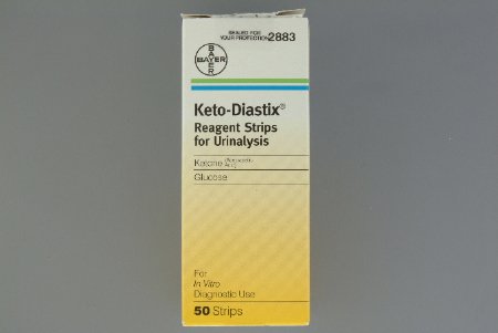 Picture of Reagent Test Strip Keto-Diastix® Urinalysis Glucose, Ketone 100 Tests00193288221
