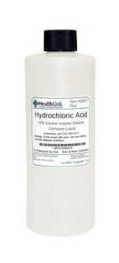Picture of Chemistry Reagent Hydrochloric Acid ACS Grade 10% 16 oz.400501
