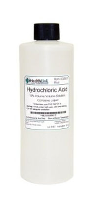 Picture of Chemistry Reagent Hydrochloric Acid ACS Grade 10% 16 oz.400501