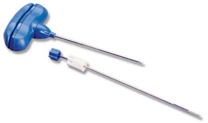 Picture of Bone Marrow Biopsy / Aspiration Needle Jamshidi® 11 Gauge 6 Inch Length Trocar Tapered Stylet Point / Triple Crown Cannula TipTJM6011