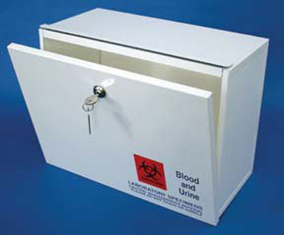 Picture of Insulated Specimen Lock Box 7 X 10-1/4 X 14 Inch Steel22130207