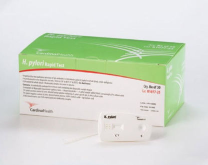 Picture of Rapid Test Kit Infectious Disease Immunoassay H. Pylori Whole Blood / Serum / Plasma Sample 30 TestsB1077-25