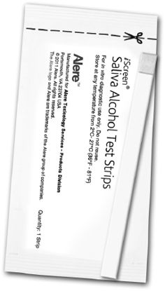 Picture of Rapid Test iScreen® Alcohol Saliva Alcohol Test Alcohol Screen Saliva Sample 25 TestsI-SA-25