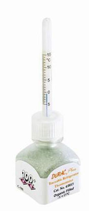 Picture of Liquid-in-Glass Verification Thermometer Durac® Plus™ Celsius -5° to +15°C Partial Immersion Free-standing Does Not Require Power13201566