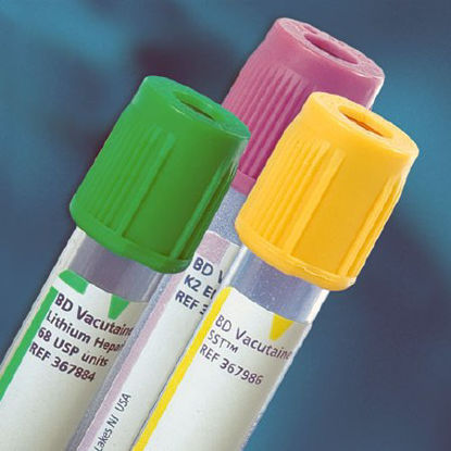 Picture of BD Vacutainer® Plus Venous Blood Collection Tube Glucose Determination Sodium Fluoride / Potassium Oxalate Additive 13 X 75 mm 4 mL Gray Conventional Closure Plastic Tube02683135