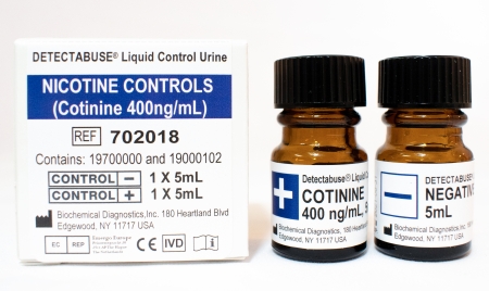 Picture of Drugs of Abuse Control Detectabuse® Nicotine Positive Level / Negative Level 2 X 5 mL702018