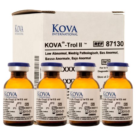 Picture of Urinalysis Control KOVA-Trol II™ Urine Dipstick Testing Low Abnormal 4 X 15 mL87130