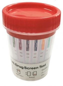 Picture of Drugs of Abuse Test CLIAwaived™ 12-Drug Panel with Adulterants AMP, BAR, BUP, BZO, COC, mAMP/MET, MDMA, MTD, OPI300, OXY, PCP, THC (CR, OX, pH) Urine Sample 25 TestsCLIA-MDSC-12-02-D