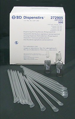Picture of Dispensing / Stirring Device BD™ Dispenstirs™ 0.05 mL For 18mm Circle RPR Card TestsL4972905