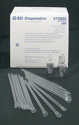 Picture of Dispensing / Stirring Device BD™ Dispenstirs™ 0.05 mL For 18mm Circle RPR Card TestsL4972905