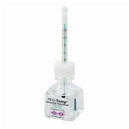 Picture of Liquid-in-Glass Thermometer Frio-Temp® Celsius -5° to 15°C Partial Immersion Does Not Require Power13-202-508