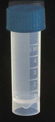 Picture of Axygen™ Transport Tube Conical Bottom, Skirted Plain 5 mL Blue Screw Cap Polypropylene Tube14222650
