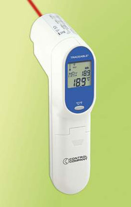 Picture of Infrared Thermometer Fisherbrand™ Traceable® Fahrenheit / Celsius -76° to +932°F (-60° to +500°C) Infrared Sensor Handheld Battery Operated0666438
