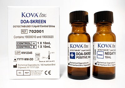 Picture of Drugs of Abuse Control Detectabuse® DOA-Skreen 17-Drug Panel Positive Level / Negative Level 2 X 10 mL702001