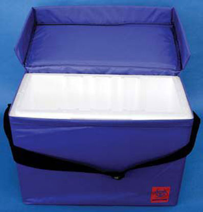 Picture of Insulated Biohazard Specimen Transport Tote Duramark® Courier 9 X 13 X 18 Inch22130204