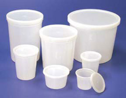 Picture of Lab Storage Container Fisherbrand™ General Purpose Pail Polypropylene 2,500 mL (86 oz.)14955120A