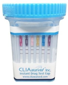 Picture of Drugs of Abuse Test CLIAwaived™ 12-Drug Panel AMP, BAR, BUP, BZO, COC, mAMP/MET, MDMA, MTD, OPI300, OXY, PCP, TCA Urine Sample 25 TestsCLIA-IDTC-12-NTHC
