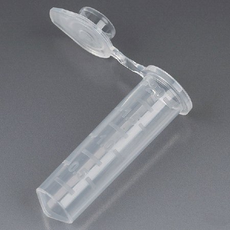 Picture of Microcentrifuge Tube Flat Bottom Plain 2 mL Without Color Coding Snap Cap Polypropylene Tube111574