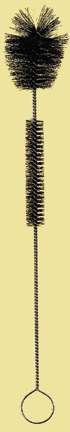 Picture of Bottle Brush Fisherbrand® 11.5 Inch L, Bristle: 1.75 OD X 2 L Inch Tip Portion, 0.5 OD X 3 L Inch Upper Portion, Fan Style Tip Babcock Cream Bottle03640