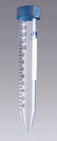 Picture of Falcon® Centrifuge Tube Conical Bottom Plain 17 X 120 mm 15 mL Blue Screw Cap Polystyrene Tube0552790