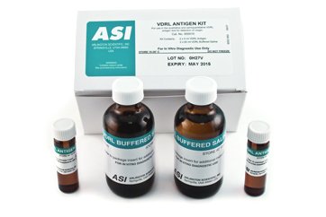 Picture of Rapid Test Kit ASI™ VDRL Antigen Test Infectious Disease Immunoassay Syphilis Screen Serum / Cerebrospinal Fluid (CSF) Sample Up to 5,900 Tests950010