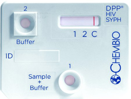 Picture of Rapid Test Kit DPP® Antibody Test HIV-Syphilis Whole Blood / Plasma Sample 20 Tests65-9502-0