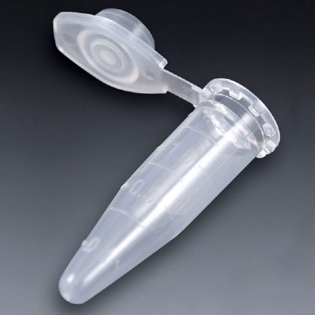 Picture of Microcentrifuge Tube Conical Bottom Plain 1.5 mL Without Color Coding Snap Cap Polypropylene Tube111562