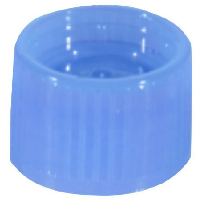 Picture of Tube Closure HDPE Screw Cap Blue 15.3 mm Diameter For 15 mm Tubes NonSterile65.729.005