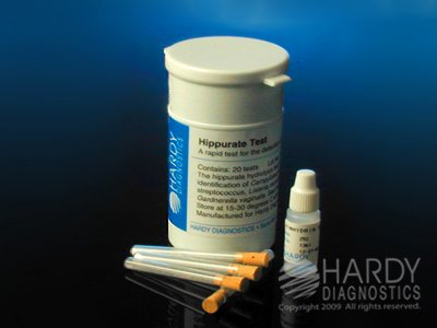 Picture of Test Kit Microbial Identification Gardnerella Vaginalis / Campylobacter Jejuni / Listeria Monocytogenes / Group B Streptococci Culture Sample 20 TestsZ52