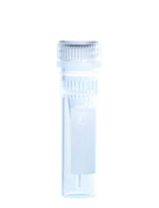 Picture of Microcentrifuge Tube Conical Bottom, Skirted Plain 10.8 X 44 mm 500 µL Without Color Coding Screw Cap Polypropylene Tube72.730.006