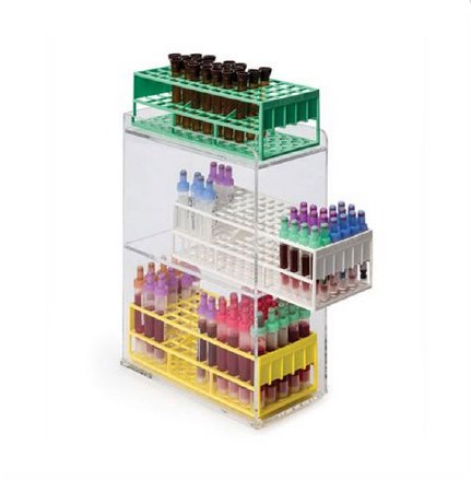 Picture of Vertical Tube Organizer Clear 4-2/5 X 5-1/2 X 9-2/3 Inch15018
