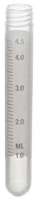 Picture of Storage and Transport Tube Round Bottom Plain 12.5 X 92 mm 5 mL Without Color Coding Without Closure Polypropylene TubeT501-5TPR